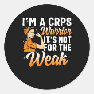 I'm A CRPS Warrior Complex Regional Pain Syndrome Classic Round Sticker