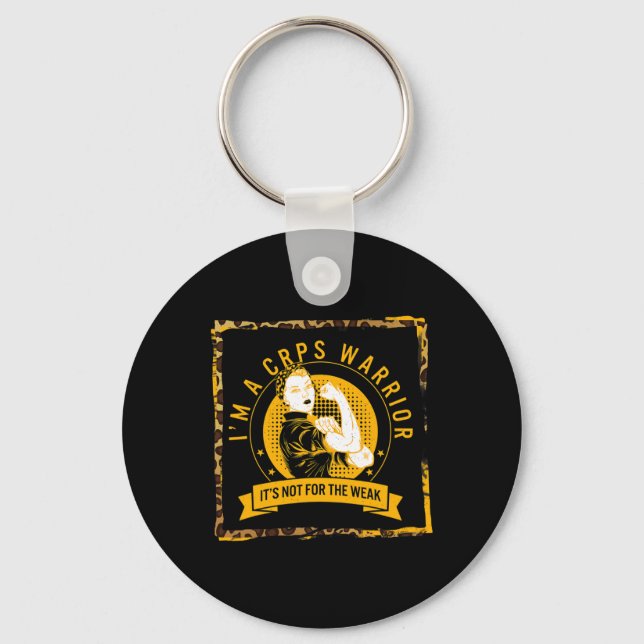 I'm A Crps Warrior Complex Regional Pain Syndrome  Keychain (Front)