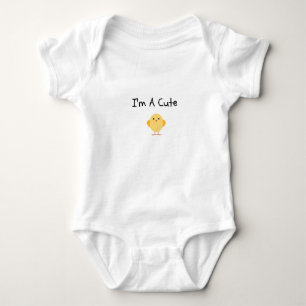 I'm A Cute Chick Baby Bodysuit