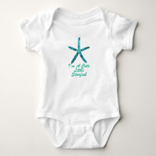 I'm A Cute Little Starfish Baby Bodysuit