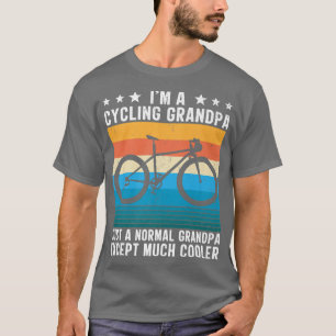 I'm A Cycling Grandpa Funny Bicycle Lover Cycling T-Shirt