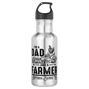I'm A Dad and A Farmer   Farming 532 Ml Water Bottle