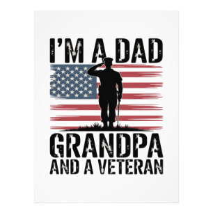 I'm A Dad Grandpa and Veteran Nothing Scares Photo Print