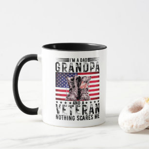 I'm A Dad Grandpa Veteran Fathers Day Sarcastic Mug