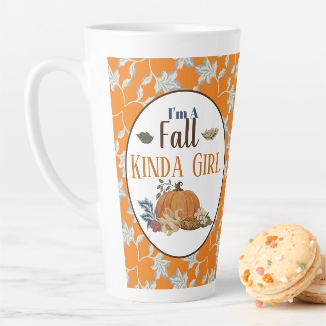 I'm a Fall Kinda Girl Latte Mug (In Situ)