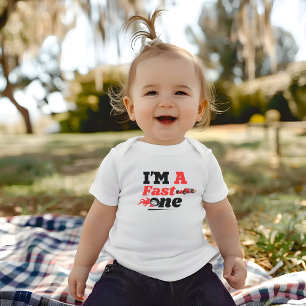 I'm a fast one Boy First birthday party Toddler T-shirt