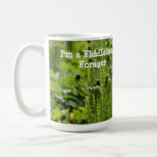 I'm a Fiddlehead Forager  Coffee Mug (Left)
