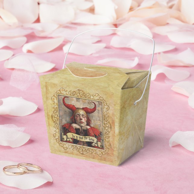 I'm A Fool For Love!  Favor Box (Wedding)