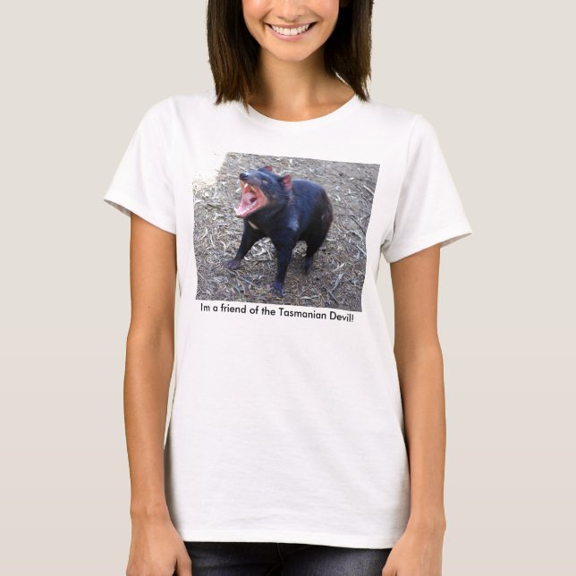 I'm a friend of the Tasmanian Devil! T-Shirt (Front)