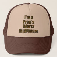 I'm a frog's worst nightmare