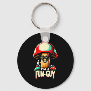 I'm A Fun-guy' - Amusing Mushroom Enthusiast's Fun Keychain