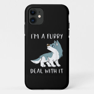 I'm A Furry Deal With It Cute Furry Fandom Fursuit iPhone 11 Case