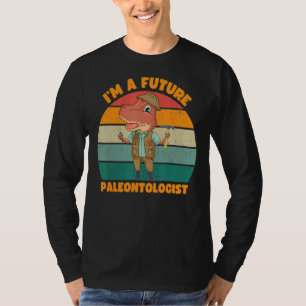 I'm A Future Paleontologist Retro Paleontology Din T-Shirt