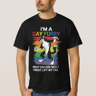 I'm A Gay Furry Fox Rainbow LGBTQ Pride T-Shirt