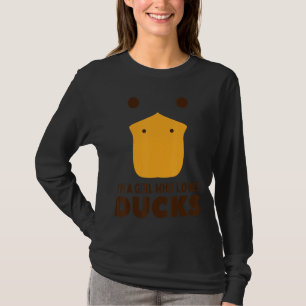 I'm A Girl Who Loves Ducks Birthday Bday Girls Duc T-Shirt