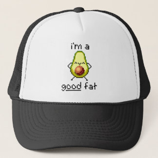 "I'm a Good Fat" Funny Cute Avocado Trucker Hat