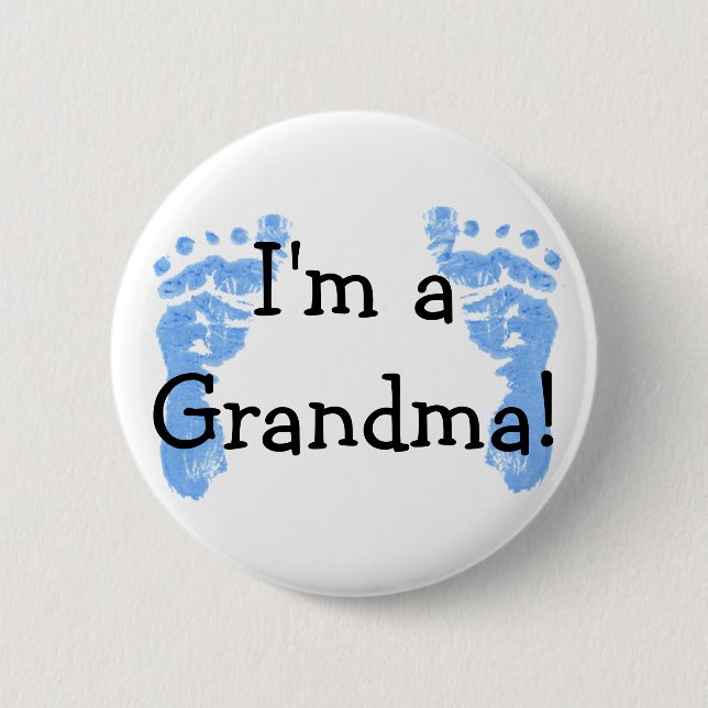 I'm a Grandma! 2 Inch Round Button (Front)