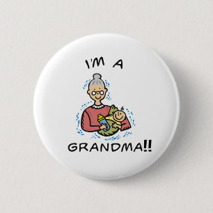 I'm a Grandma-Grandma and Baby 2 Inch Round Button