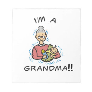 I'm a Grandma-Grandma and Baby Gifts Notepad