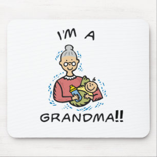 I'm a Grandma-Grandma and Baby Mouse Pad