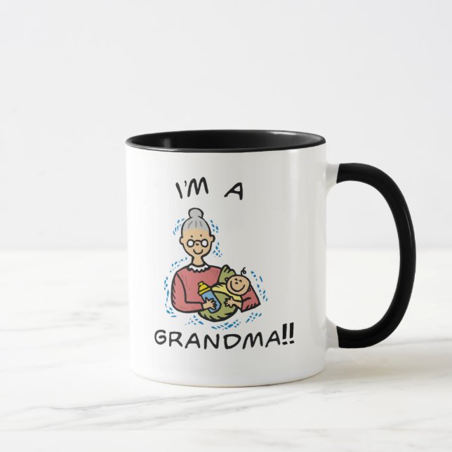 I'm a Grandma-Grandma and Baby Mug (Right)