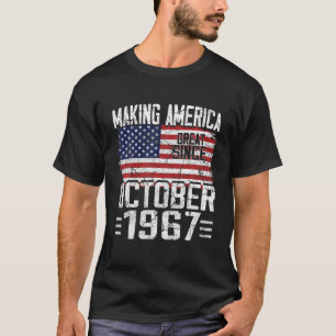 I'm A Grumpy Old Man I Was Born In October 1957 Bi T-Shirt