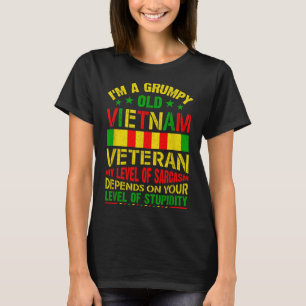 Im A Grumpy Old Vietnam Veteran Shirt Vietnam War 