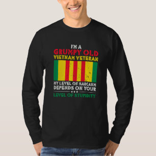 I'm A Grumpy Old Vietnam Veteran Usa Patriotic T-Shirt