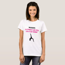 I'm a Gymnast Magenta Gymnastics Name Personalized