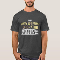 I'm a Heavy Equipment Operator