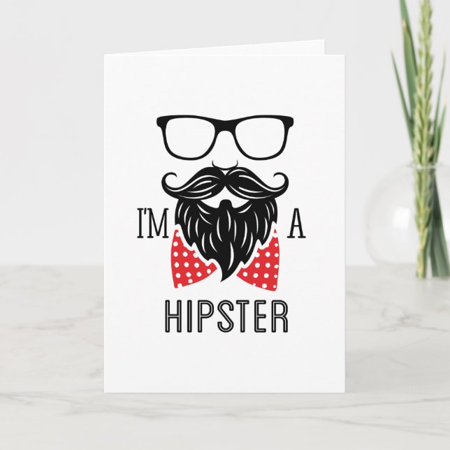 I'm a Hipster Card (Front)