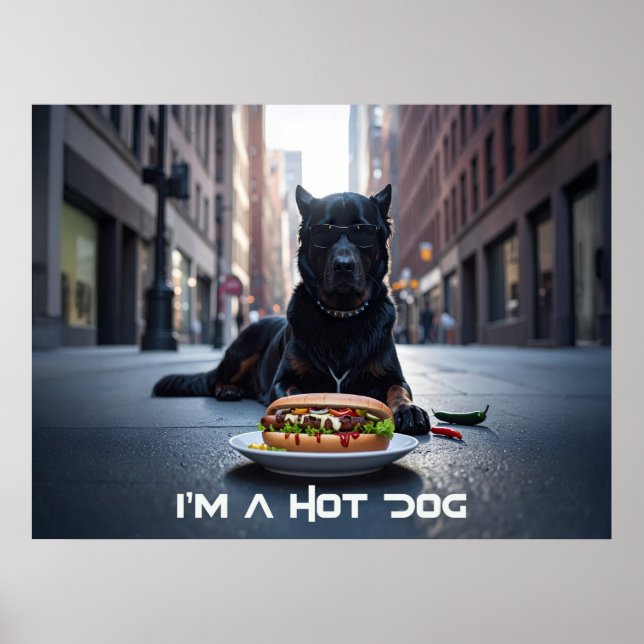I'M A HOT DOG - CHILI DOG - POSTER (Front)