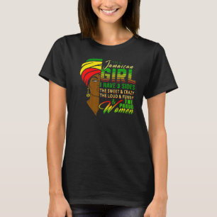 Im A Jamaican Girl Proud Jamaica Women 2 T-Shirt