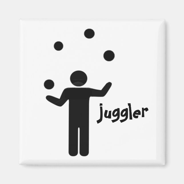 "I'm a Juggler!" Magnet (Front)