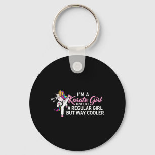 I'm A Karate Unicorn Girl Like Normal  Keychain