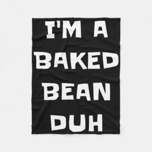 I'm A Ked Bean Duh Fun Lazy Easy Halloween Costume Fleece Blanket