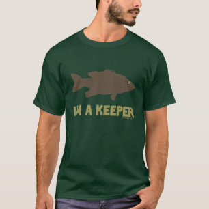I'M A KEEPER - SPORTY SLANG - FISHING T-SHIRT