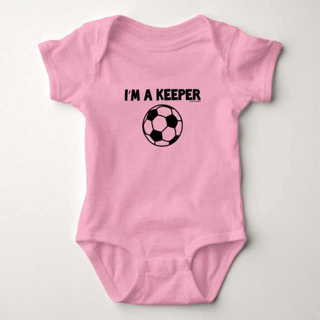 IM A KEEPER- SPORTY SLANG - SOCCER CREEPER (Front)