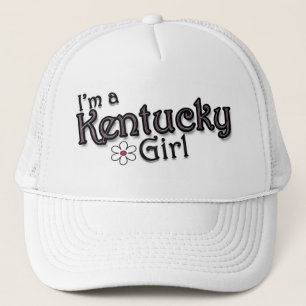 I'm a Kentucky Girl, Flower Ladies Baseball Cap