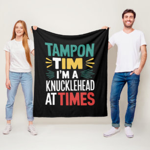 I'm A Knucklehead At Times Tim Walz Debate 2024  Fleece Blanket