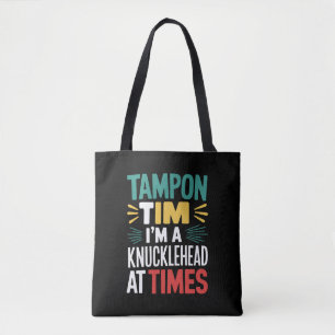 I'm A Knucklehead At Times Tim Walz Debate 2024 Tote Bag