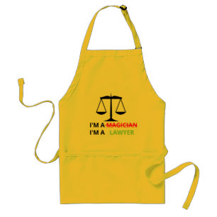 I'm A Lawyer Not A Magician Funny Quote For Lawyer Standard Apron