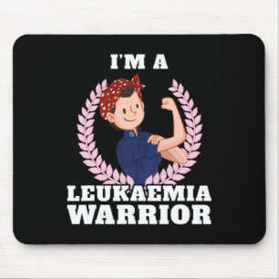 I'm A Leukaemia Warrior Leukaemia Awareness 1 Mouse Pad