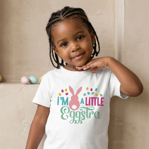 I'm a Little Eggstra Easter For Kids T-Shirt