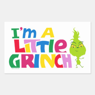 I'm a Little Grinch Colorful Graphic Sticker