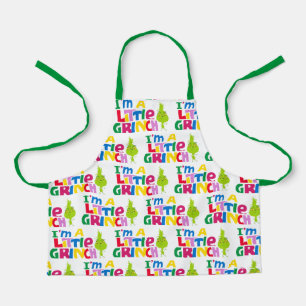 I'm a Little Grinch Colourful Graphic Apron