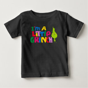 I'm a Little Grinch Colourful Graphic Baby T-Shirt