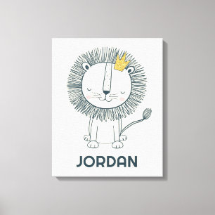 I'm A Little King Canvas Print