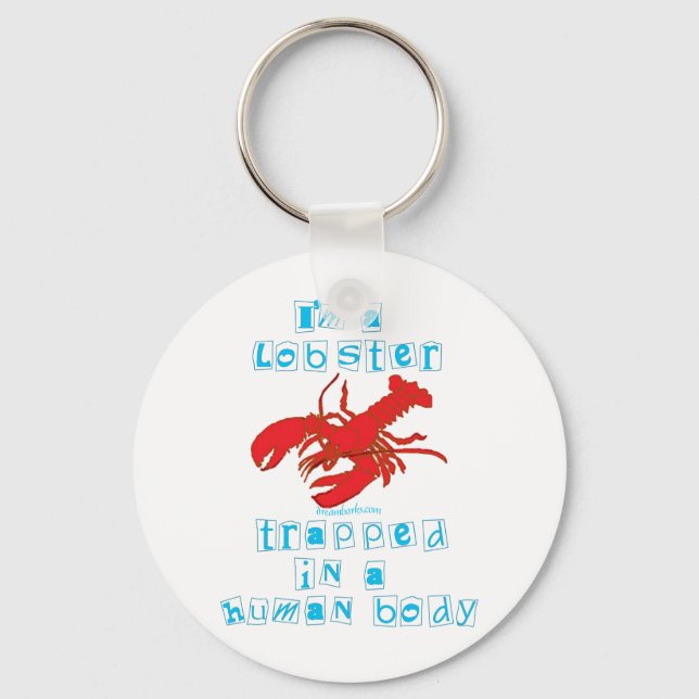 I'm a Lobster Keychain (Front)