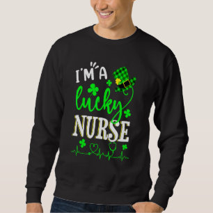 I'm A Lucky Nurse Shamrock Top Hat St Patrick's Da